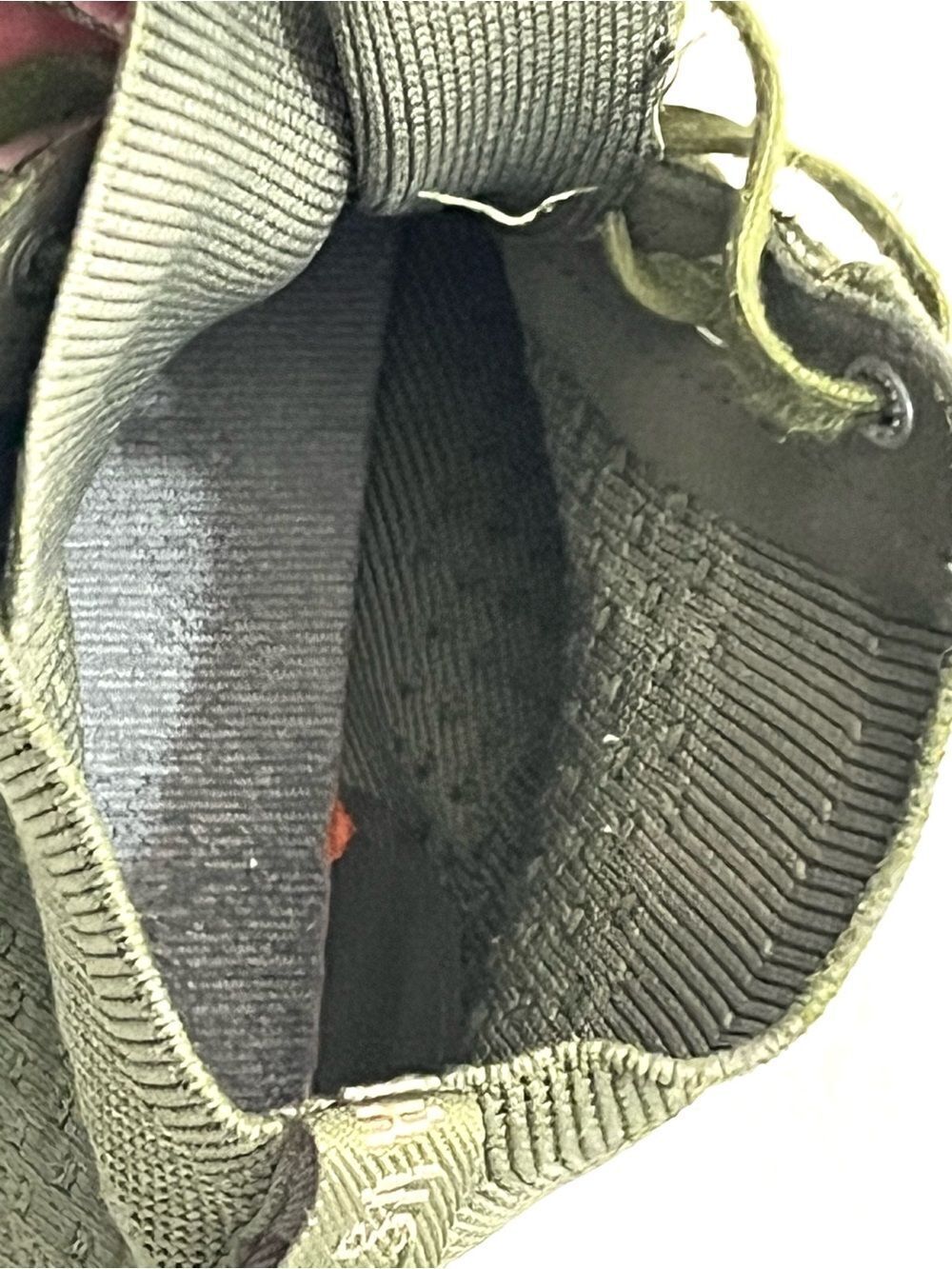 Suavs The Legacy High-Top Sneakers Recycled Knit Olive Green Slip-On Shoes - Picture 14 of 16